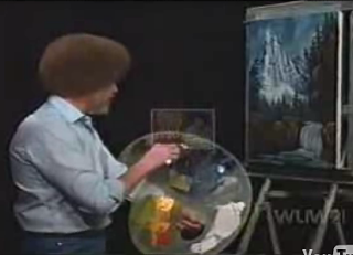 Tribute To Bob Ross, Landscape Painter Extraordinaire